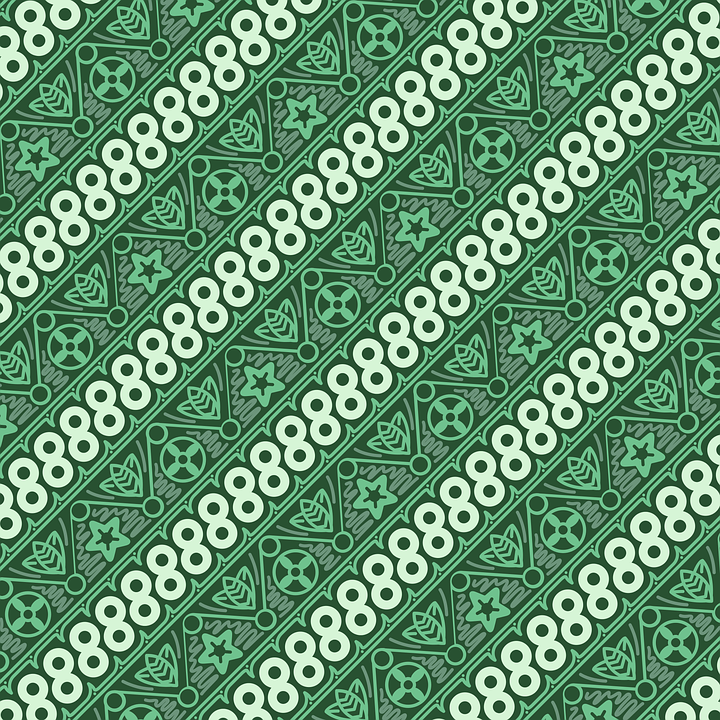 Detail Batik Hijau Vector Nomer 3