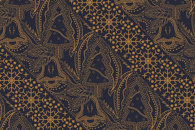 Detail Batik Jawa Vector Nomer 56