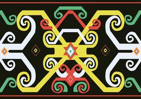 Batik Kalimantan Timur Vector - KibrisPDR