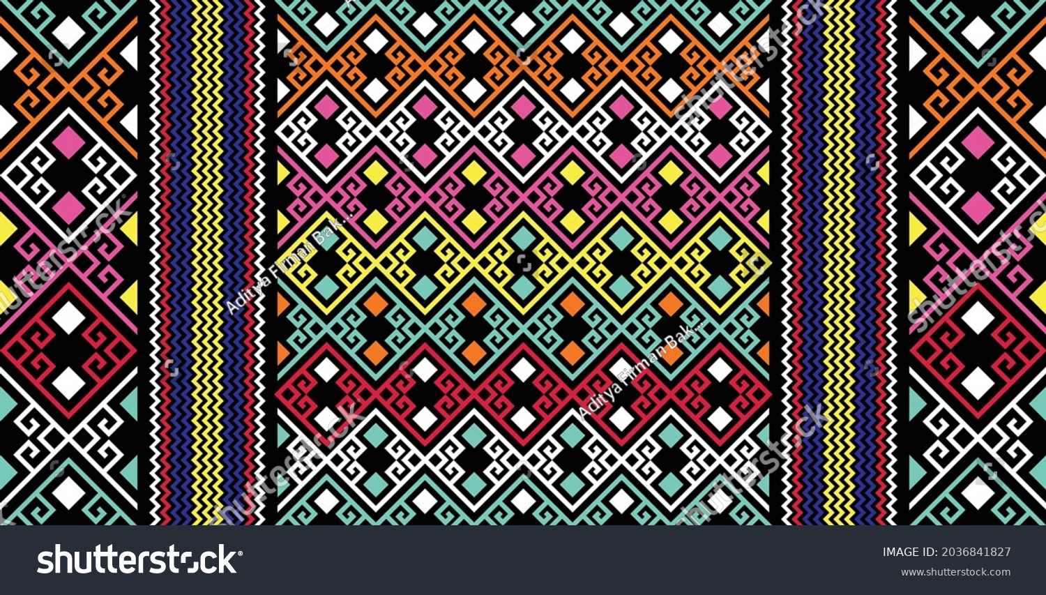 Detail Batik Kalimantan Timur Vector Nomer 33