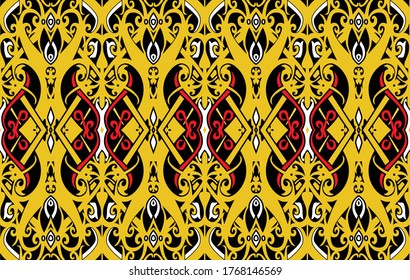Detail Batik Kalimantan Vector Nomer 17