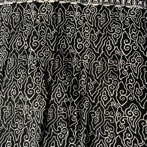 Detail Batik Mega Mendung Hitam Putih Nomer 44