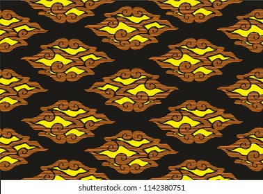 Detail Batik Mega Mendung Simple Nomer 38