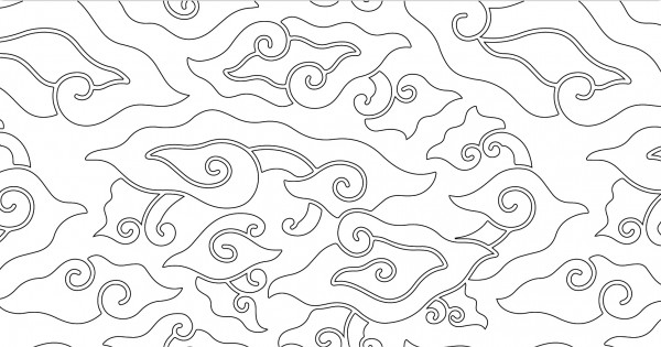 Detail Batik Mega Mendung Sketsa Nomer 25