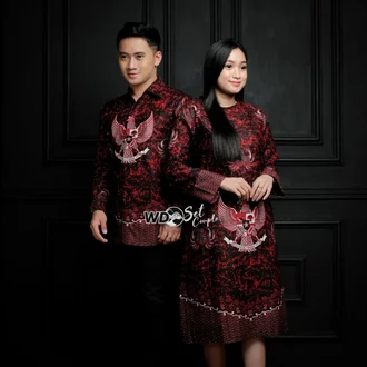 Detail Batik Merah Marun Nomer 34
