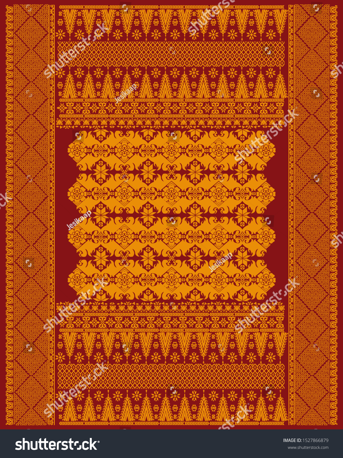 Detail Batik Minang Vector Nomer 41