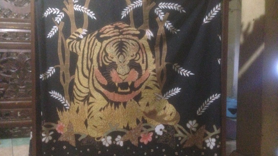 Detail Batik Motif Harimau Nomer 5