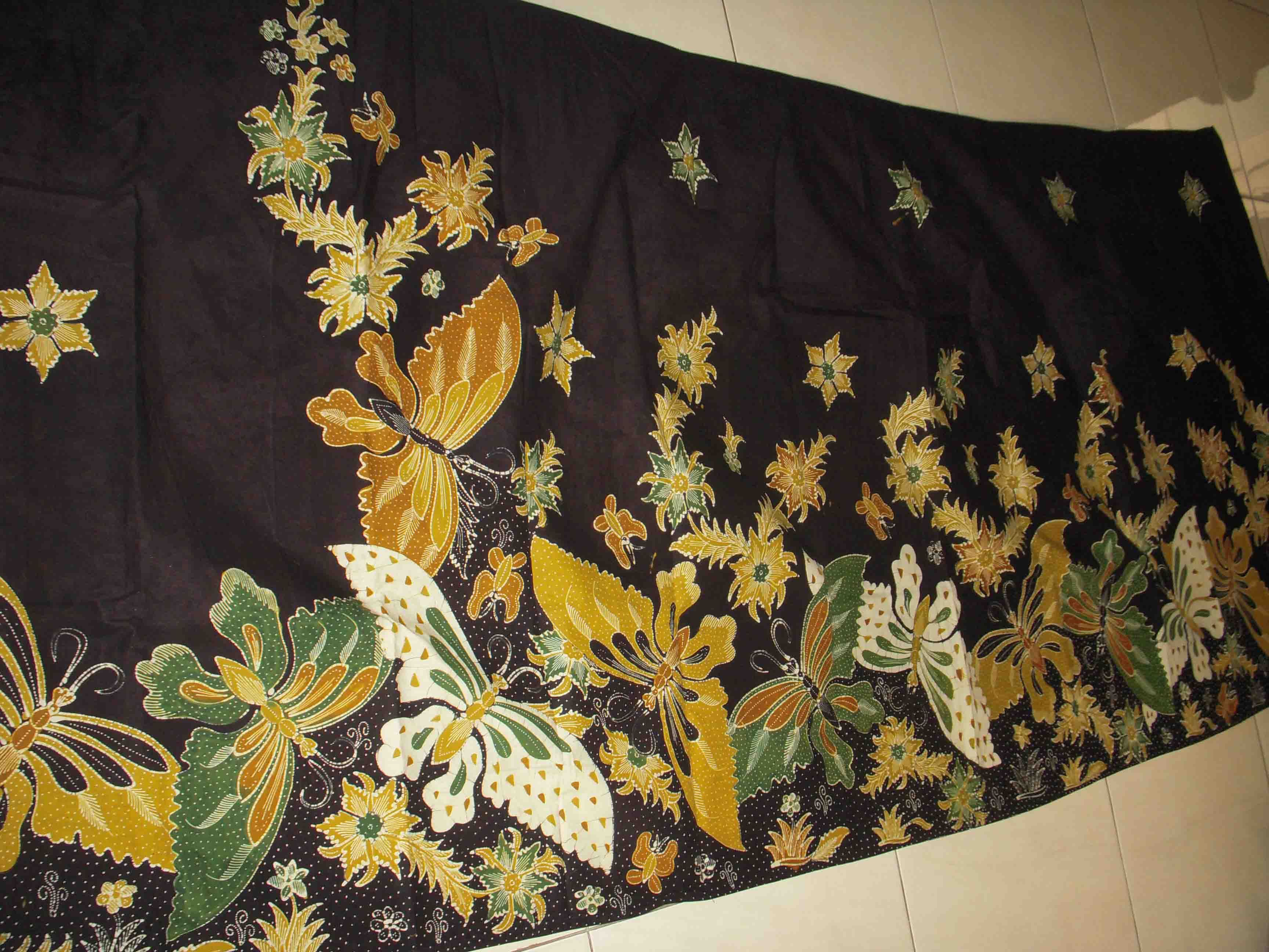 Detail Batik Motif Kupu Kupu Nomer 20