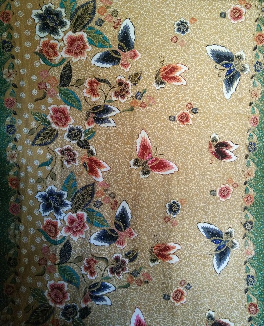 Detail Batik Motif Kupu Kupu Nomer 24