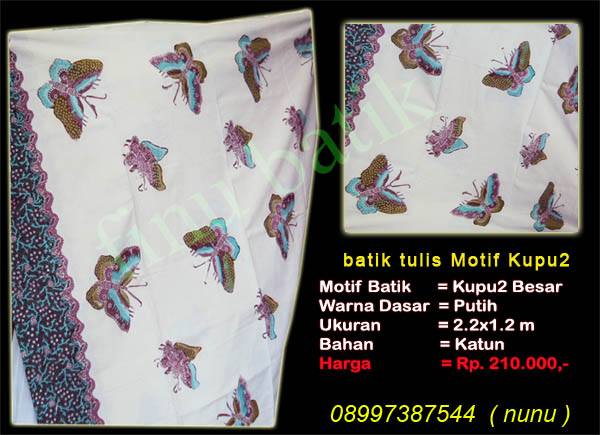 Detail Batik Motif Kupu Kupu Nomer 46