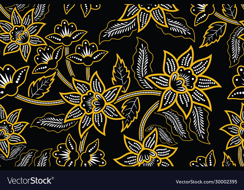 Detail Batik Motif Vector Nomer 18