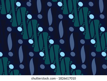 Detail Batik Parang Biru Nomer 32