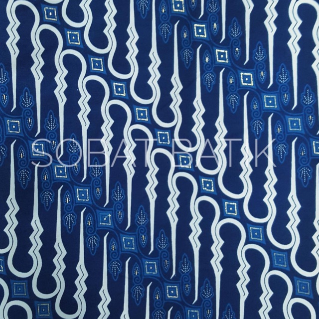 Detail Batik Parang Biru Nomer 5