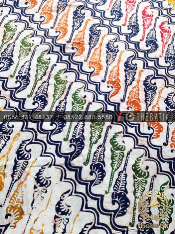 Detail Batik Parang Biru Nomer 48