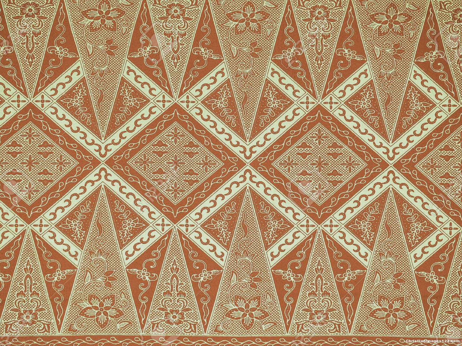 Detail Batik Pattern Background Nomer 21