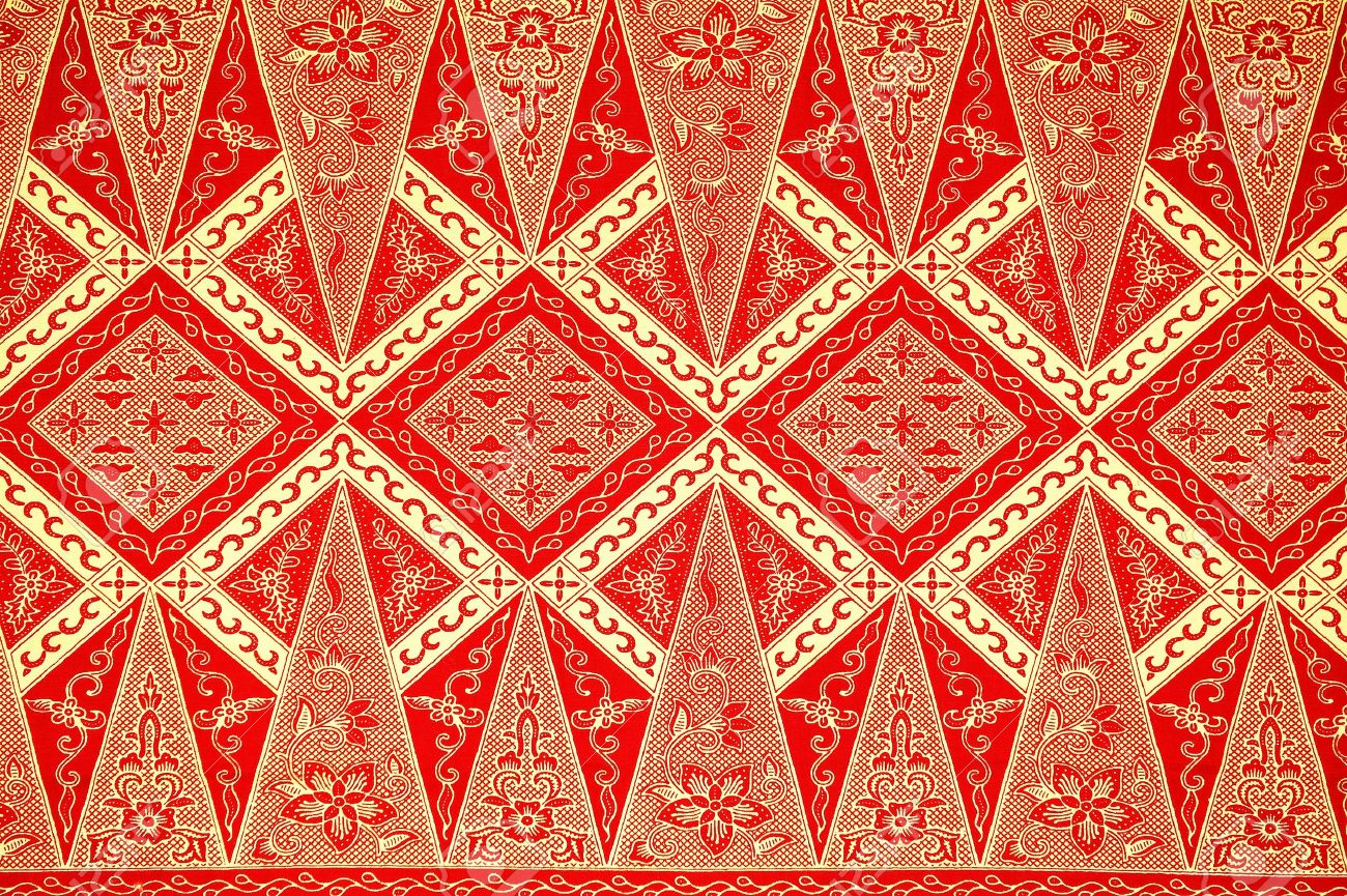 Detail Batik Pattern Background Nomer 7