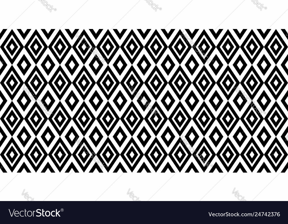 Detail Batik Pattern Vector Black And White Nomer 2