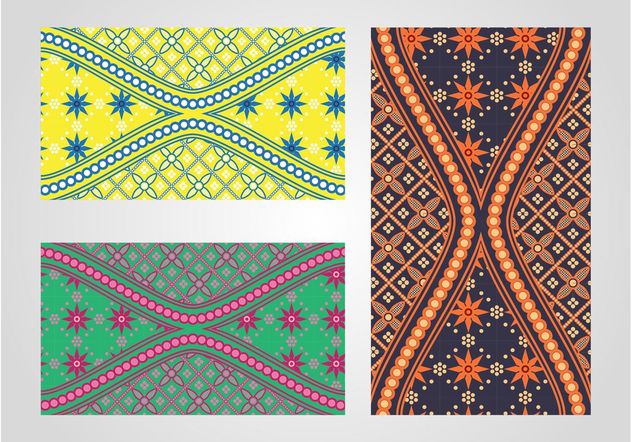 Detail Batik Pattern Vector Free Download Nomer 47