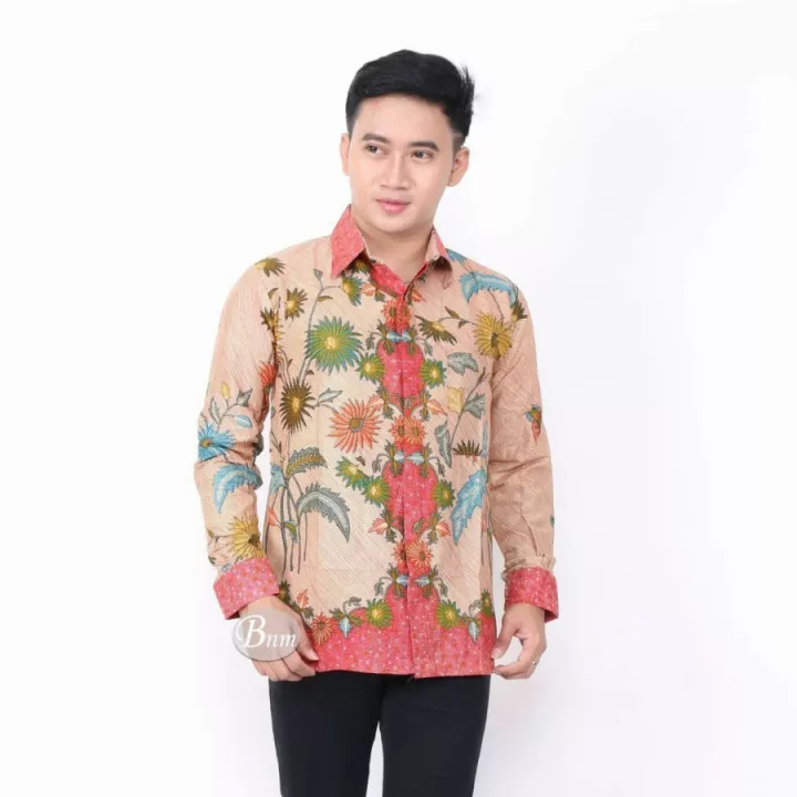 Detail Batik Peach Pria Nomer 4