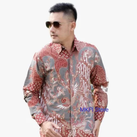 Detail Batik Peach Pria Nomer 35
