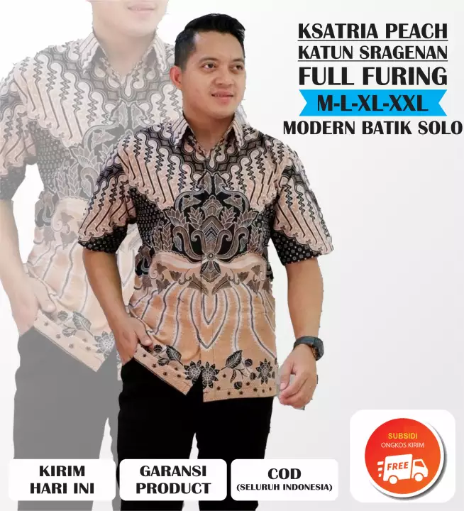 Detail Batik Peach Pria Nomer 43