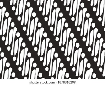 Detail Batik Putih Vector Nomer 15