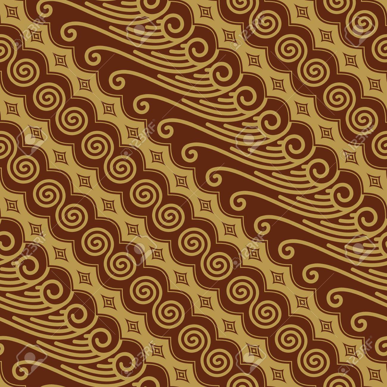 Detail Batik Texture Vector Nomer 36
