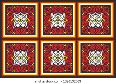 Detail Batik Toraja Vector Nomer 42