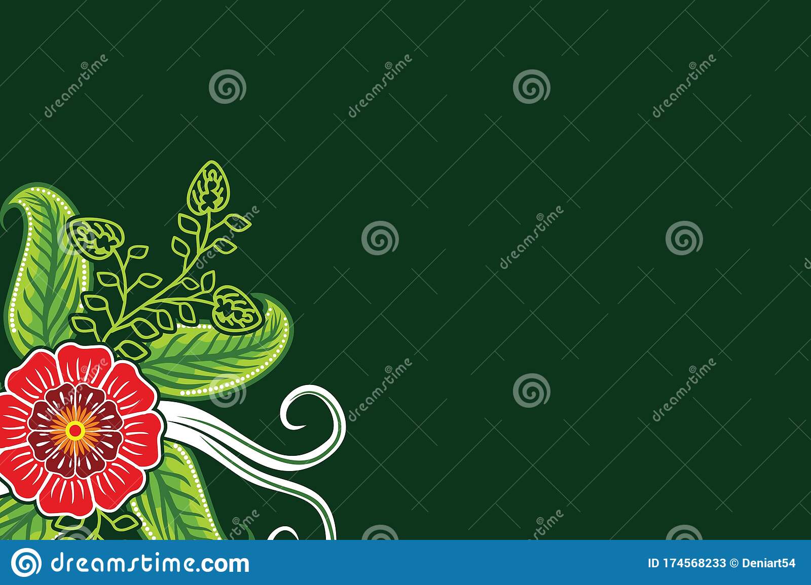 Detail Batik Vector Background Nomer 36