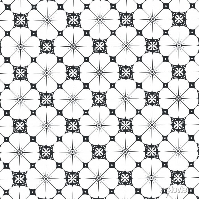 Detail Batik Vector Black And White Nomer 56