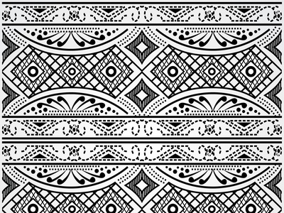 Detail Batik Vector Hitam Putih Nomer 51