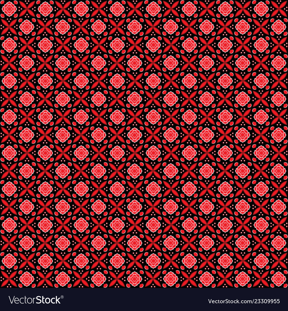 Detail Batik Vector Merah Nomer 12