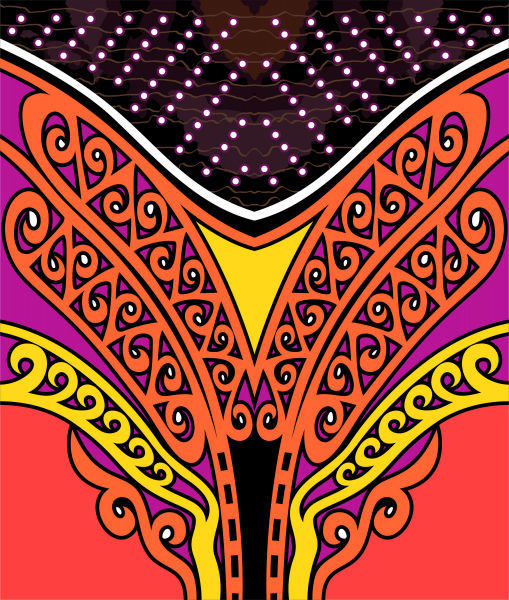 Detail Batik Vector Merah Nomer 29