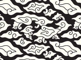 Detail Batik Vector Pattern Nomer 3