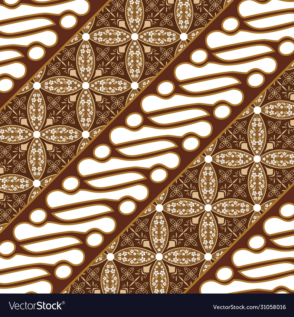 Detail Batik Vector Pattern Nomer 45