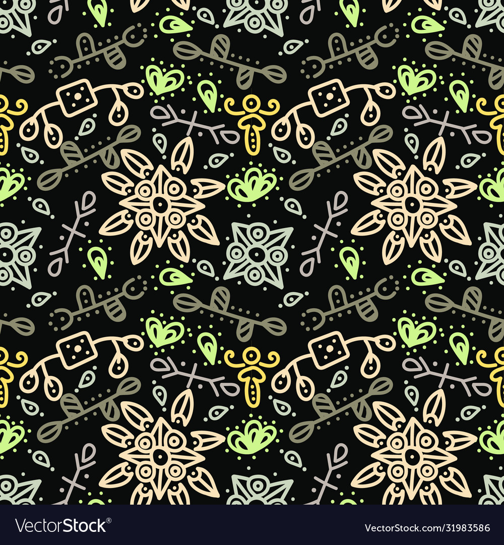 Detail Batik Vector Pattern Nomer 47