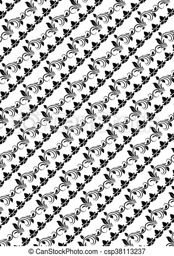 Detail Batik Vector Pattern Nomer 50