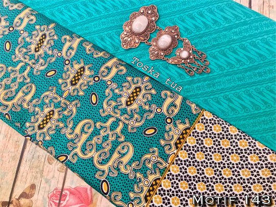 Detail Batik Warna Hijau Tosca Nomer 16