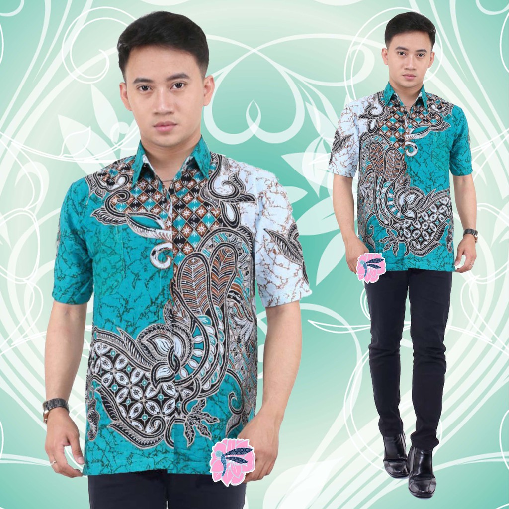 Detail Batik Warna Hijau Tosca Nomer 9