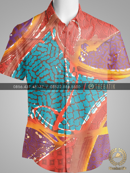 Detail Batik Warna Warni Nomer 15