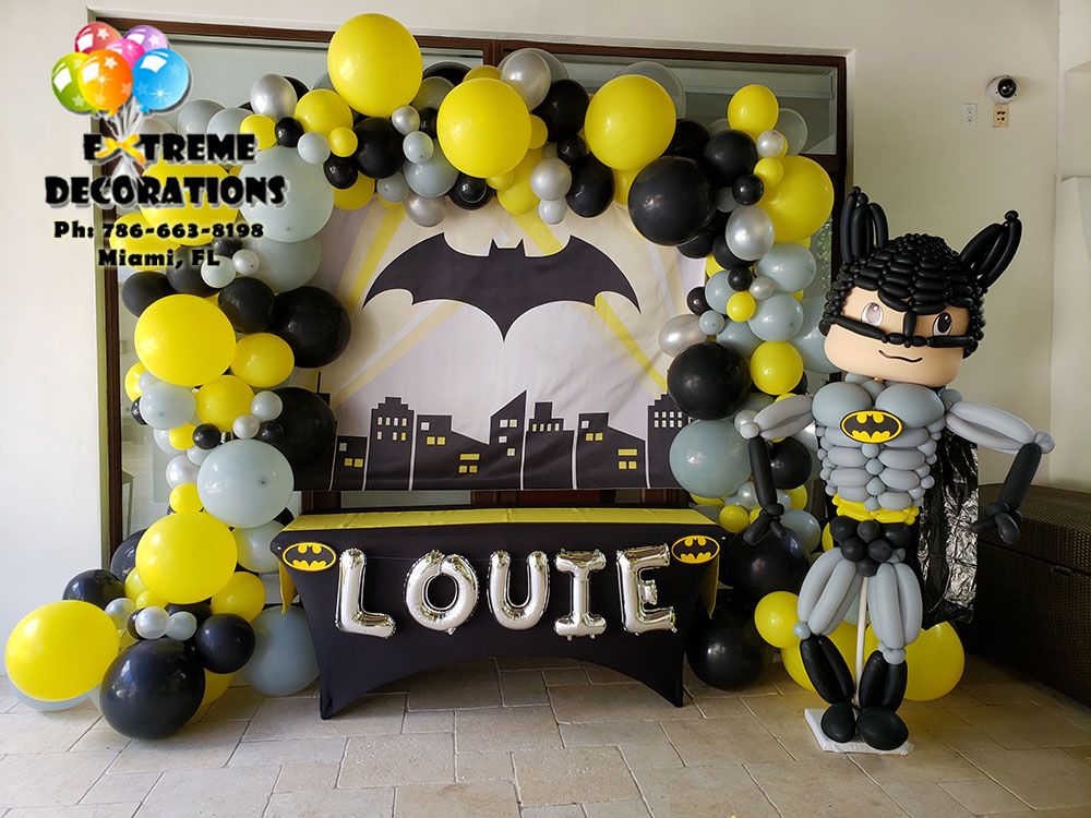 Detail Batman Balloon Garland Nomer 2