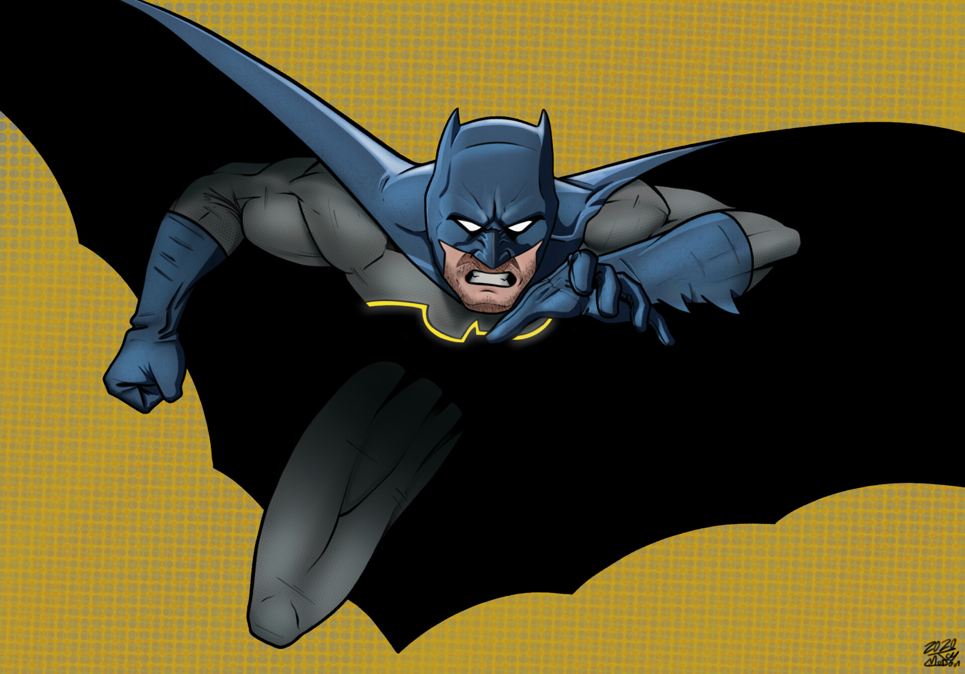 Detail Batman Comic Render Nomer 56