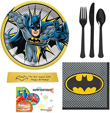 Detail Batman Plates And Napkins Nomer 2