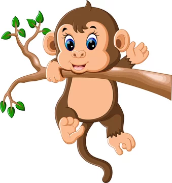 Detail Clipart Affe Nomer 5