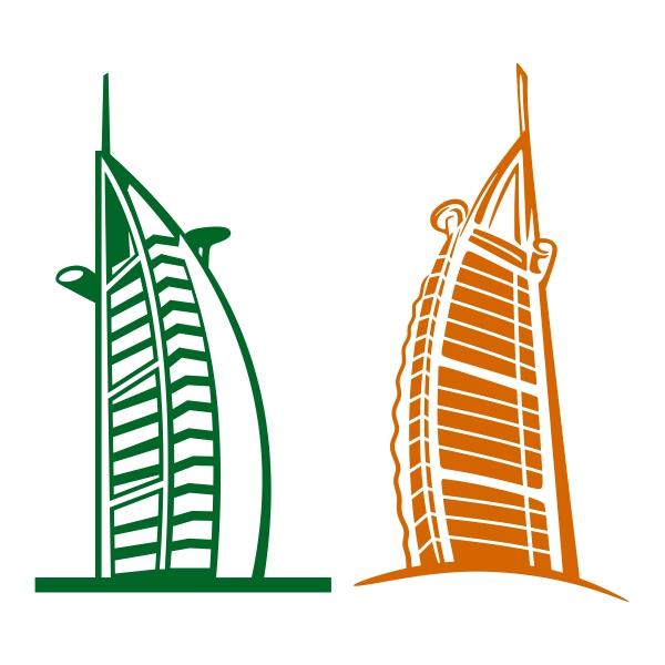 Detail Dubai Skyline Burj Al Arab Nomer 19