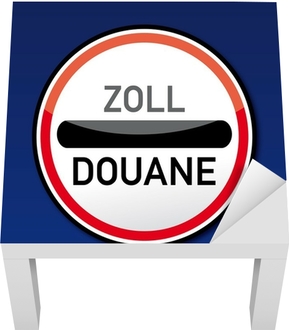 Detail Zoll Douane Schild Nomer 7