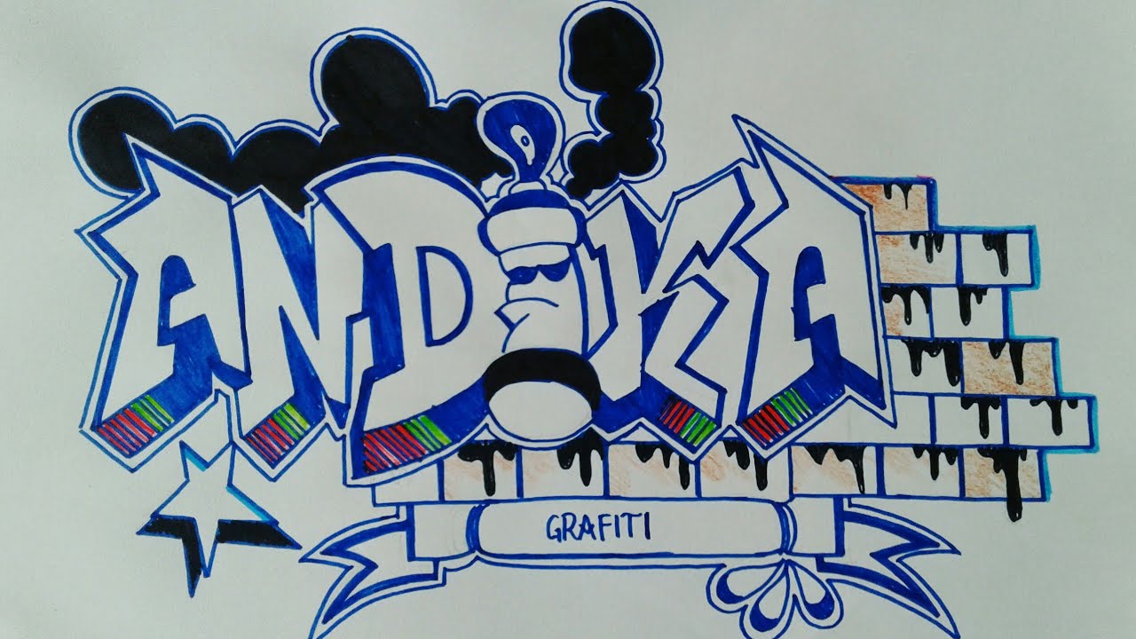 Detail Foto Foto Grafiti Nama Nomer 8