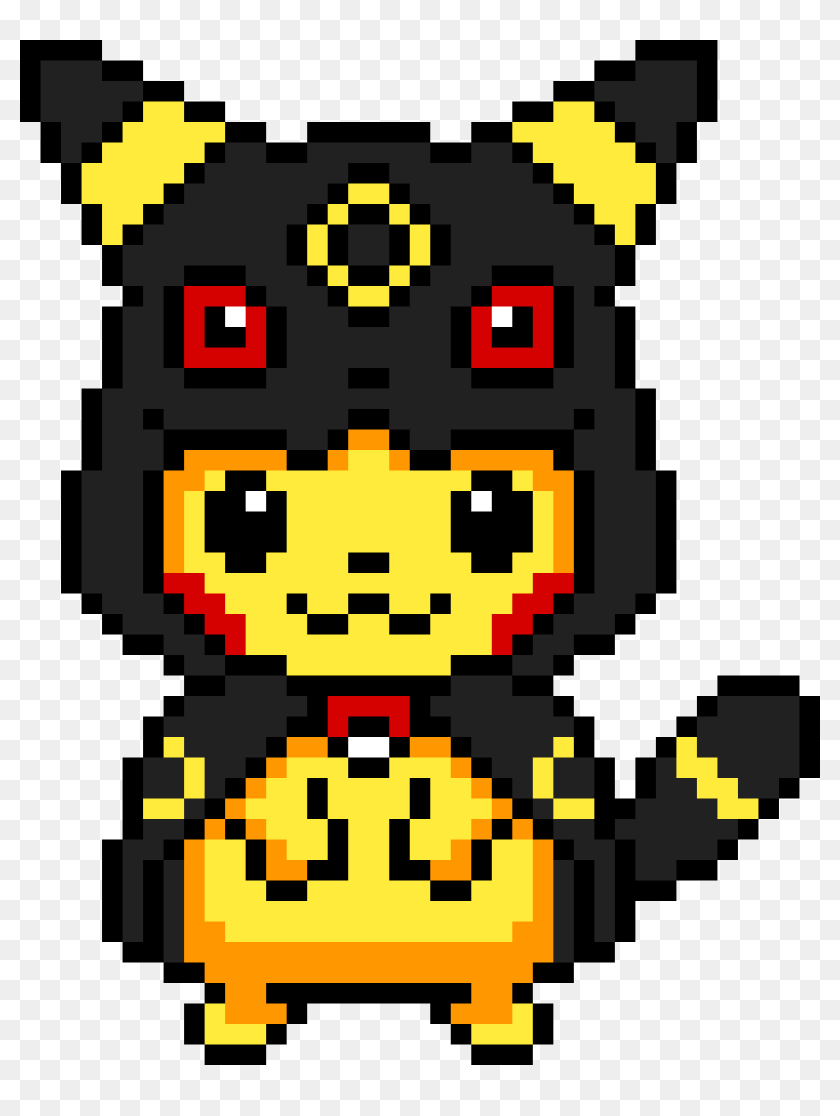 Detail Pixel Art Pikachu Nomer 10