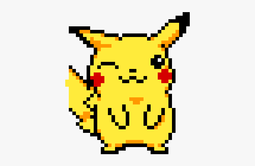 Detail Pixel Art Pikachu Nomer 11