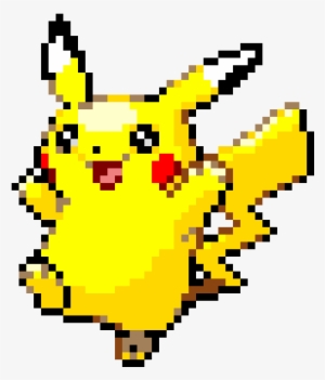 Detail Pixel Art Pikachu Nomer 15